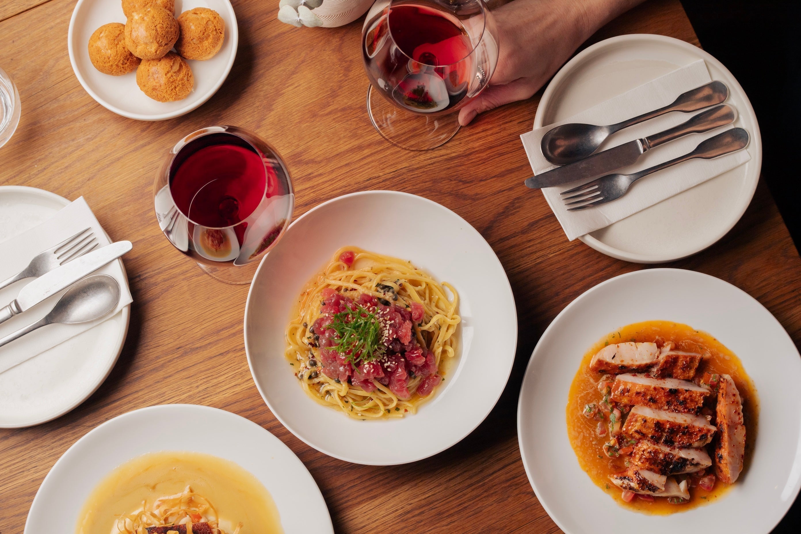 Mediterranean shared plates and wine at Coogee Wine Room