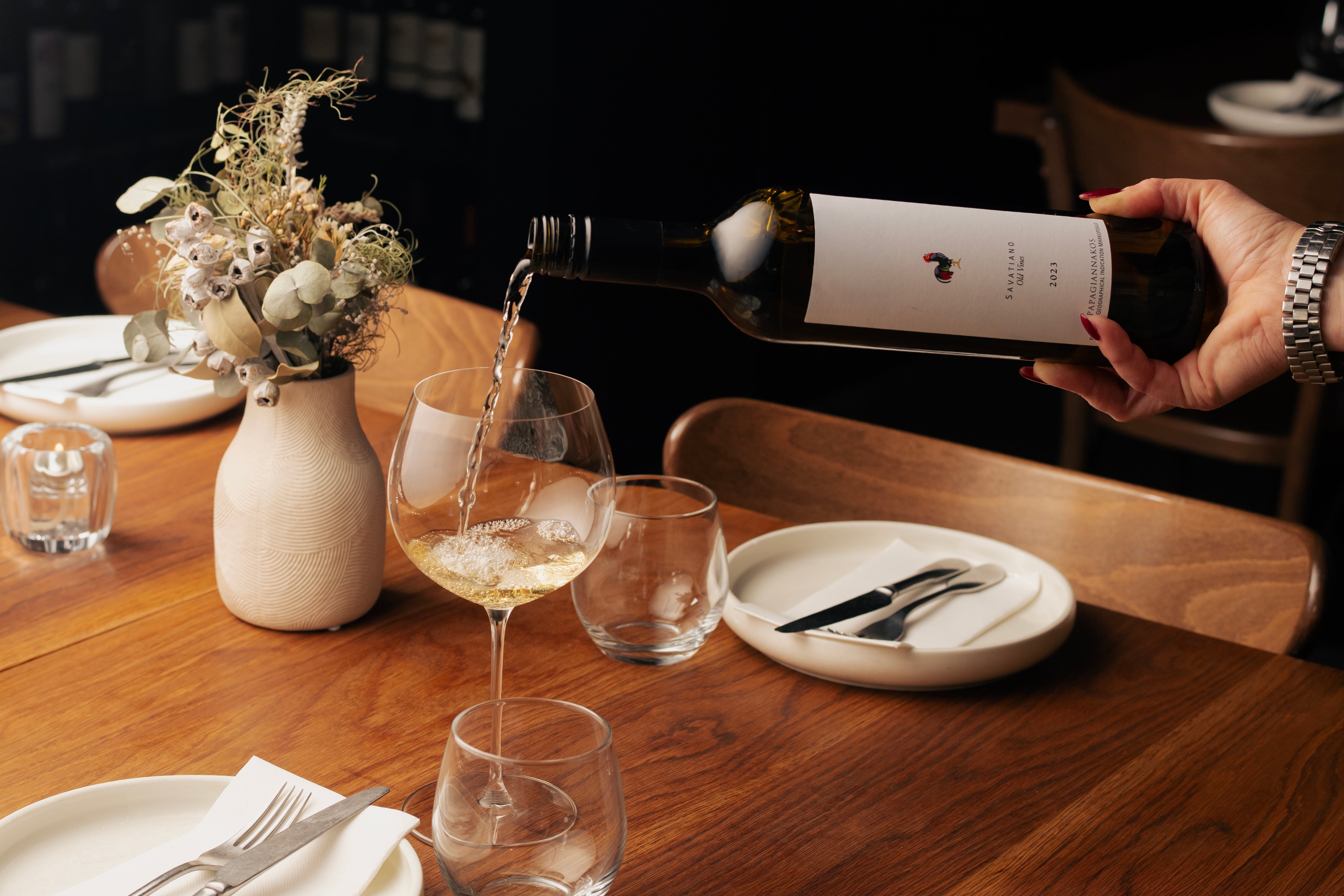 Wine being poured at Coogee Wine Room